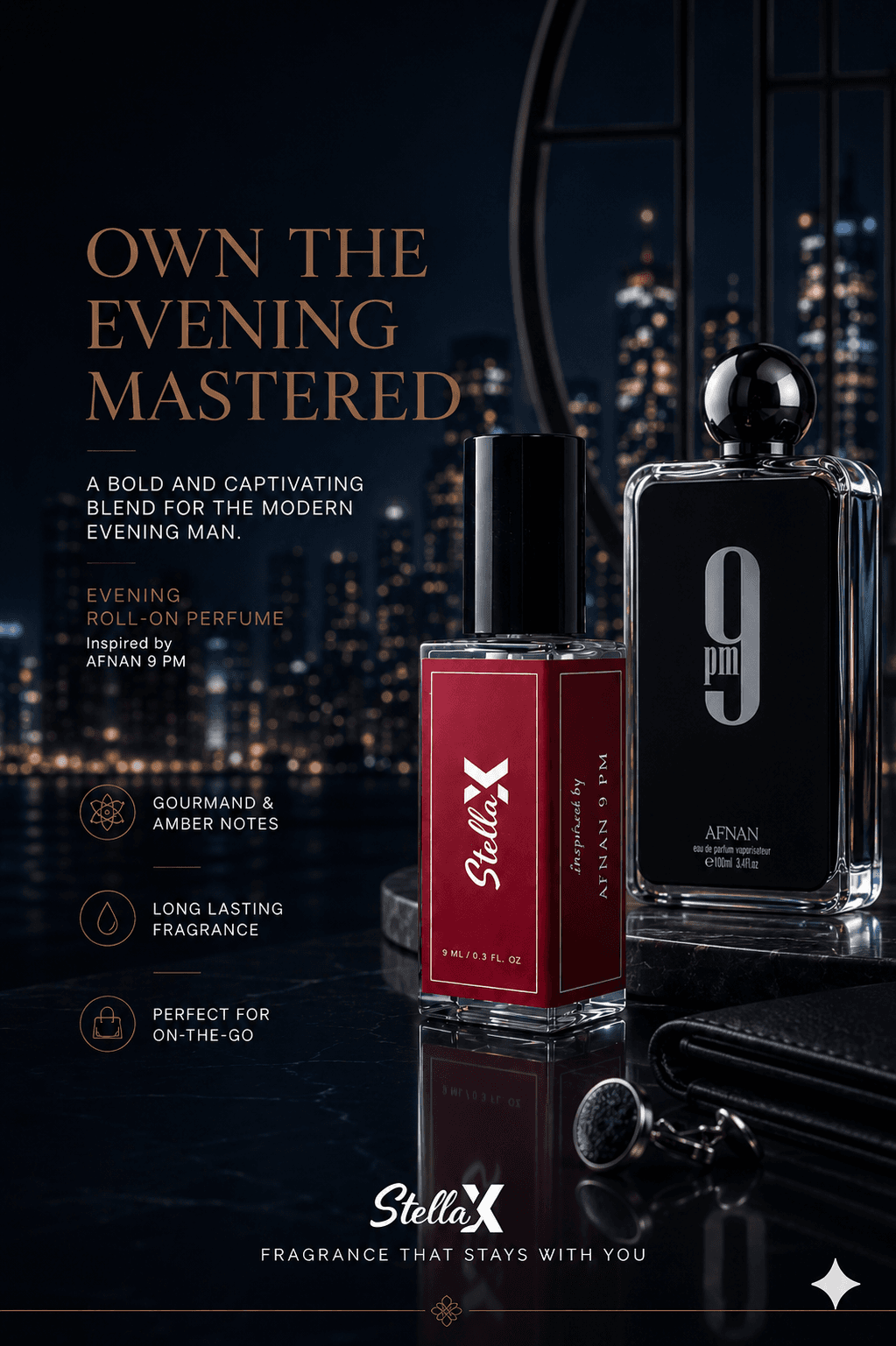 Afnan 9 PM (Inspired Perfume Oil)